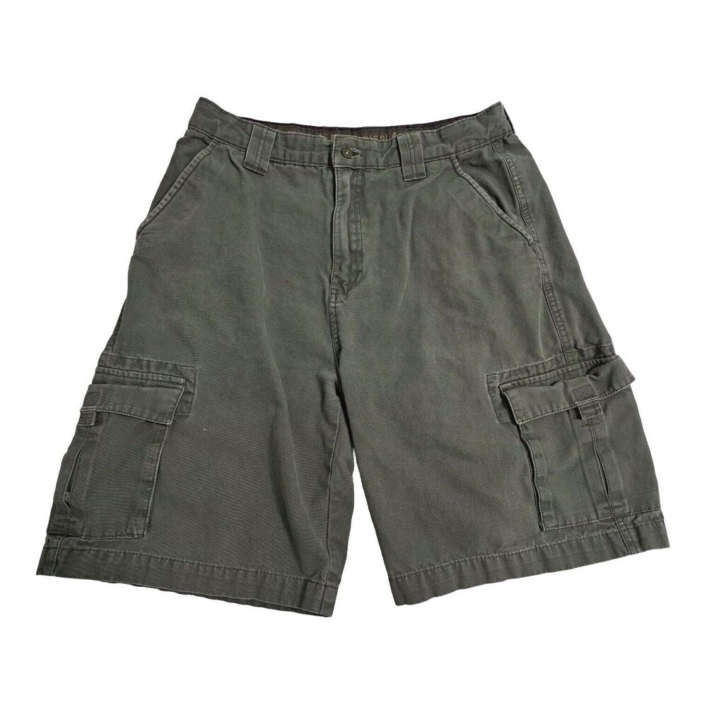 Boy Scouts America Youth Size 22 BSA Uniform Shorts Green Cargo Utility Canvas